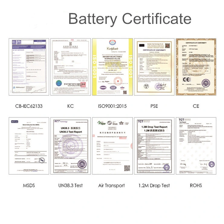 Battery Cells Lead Acid Battery Plate Battery Smart Lithium Ion Battery 72V 40ah