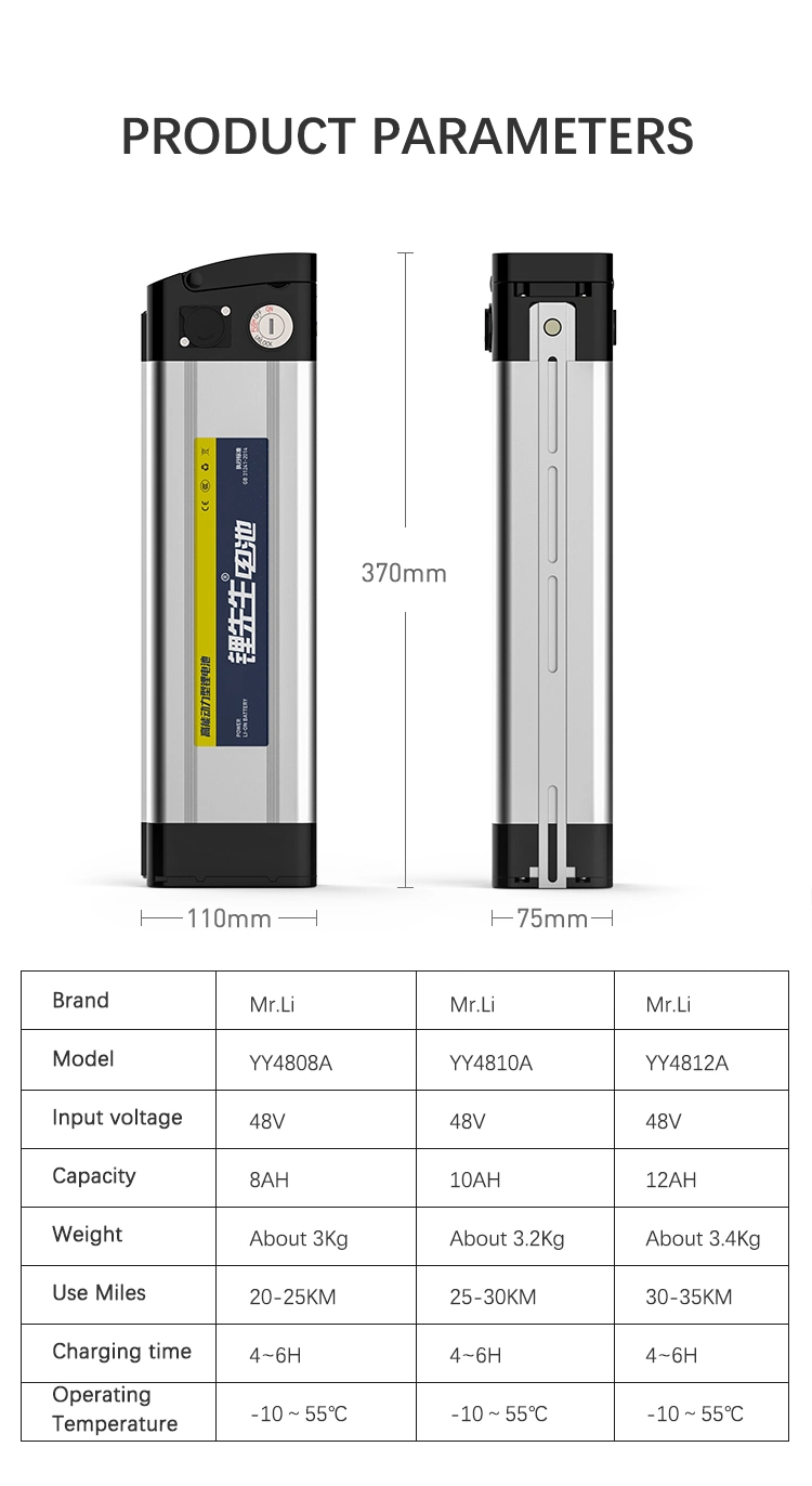 Shengli Factory Direct Sale 2022 China Bestseller Deep Cycle 48V 20ah Lithium Ion Battery Electric Motorcycle Battery For Electric Bicycle